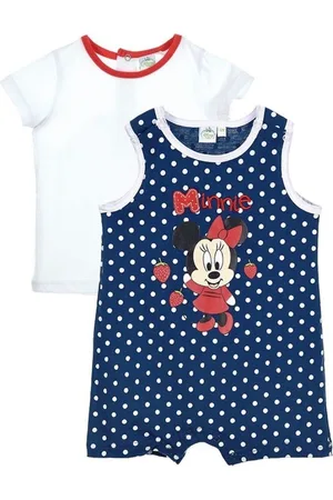 Minnie Minnie dívčí letní set tričko + overal