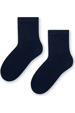 Steven Tmavě modré chlapecké ponožky Art. 014 CE245, NAVY BLUE