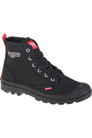 Palladium Černé kotníkové plátěné boty Pampa Hi Dare 76258-008-M