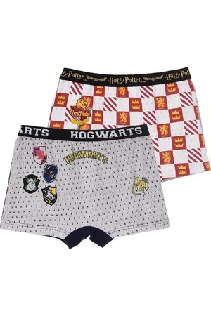 Harry Potter Dvojbalení boxerek - červeno-bílá/šedá