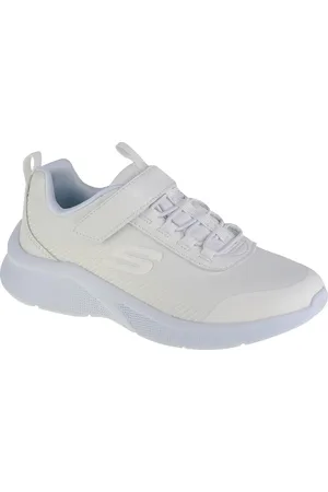 Skechers Bílé dětské tenisky Microspec-Classmate 302607L-WHT