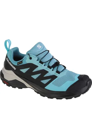 Salomon Světle modré turistické voděodolné boty X-Adventure GTX W 473219