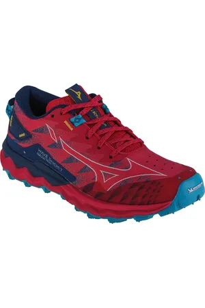 Mizuno Červené dámské běžecké tenisky Wave Daichi 7 J1GK227141