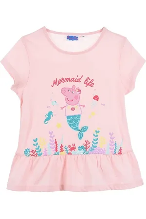 Peppa Pig Světle růžové tričko s volánky