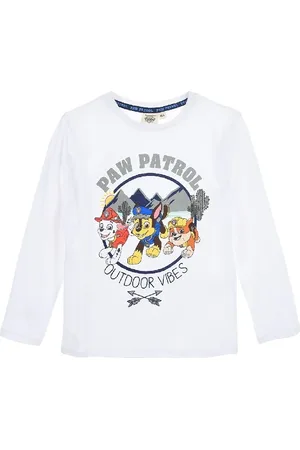 Paw Patrol Bílé tričko s dlouhým rukávem Outdoor Vibes