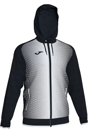 Joma Černo-bílá fotbalová mikina Supernova Hooded Jacket 101285-102