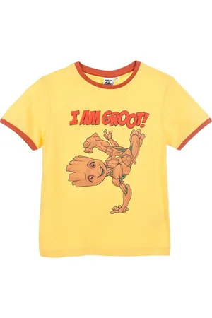 Marvel Žluté chlapecké tričko Groot