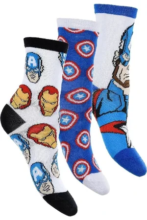 Marvel Marvel bílé chlapecké ponožky - 3 páry