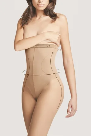 Fiore di Lucia Milano Silonky s extra vysokým pasem 20 DEN M 5218 Bikini 20 den