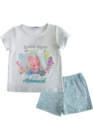 Peppa Pig Modro-bílé dívčí pyžamo D060PAB0000098