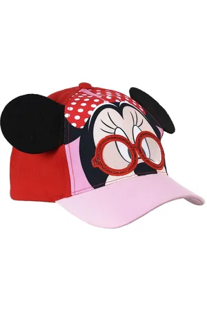 Minnie Dívčí červeno/růžová kšiltovka 3D