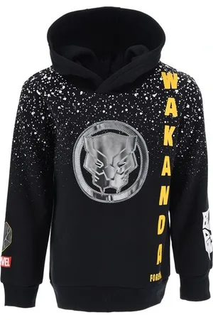 Marvel Černá mikina Black Panther Wakanda Forever