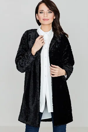 LENITIF Dámský elegantní černý kardigan