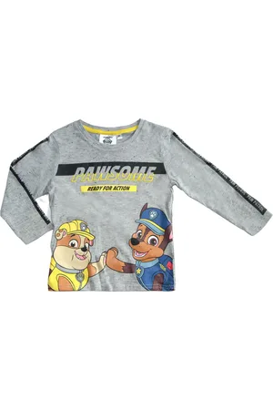 Paw Patrol Chlapecké šedé tričko s dlouhým rukávem Tlapková patrola