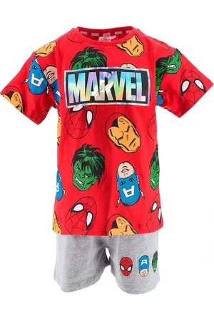 Marvel Červeno-šedá souprava s potiskem Marvel