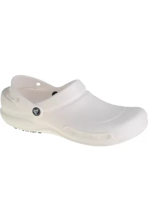 Crocs Bílé pantofle Bistro 10075-100