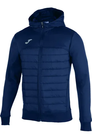 Joma Tmavě modrá pánská mikina s prošíváním Berna Hoodie 101103-331