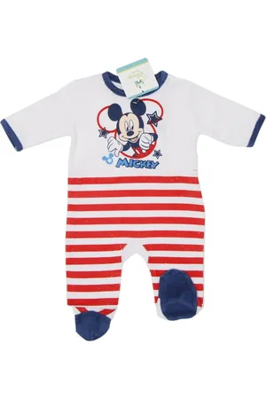 Mickey Mouse Chlapecký overal s červenými pruhy