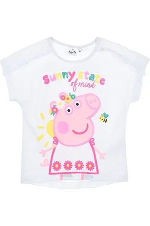 Peppa Pig Bílé dívčí tričko