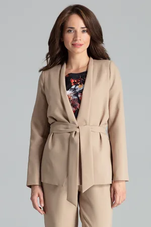 LENITIF Krátký blejzr L061 Beige