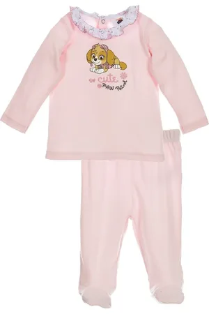 Paw Patrol Světle růžový dívčí set trička a kalhot