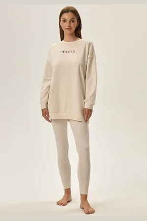 HENDERSON BARACCO Smetanové pohodlné pyžamo Ladies Fune 41870 Fune dł/r S-2XL