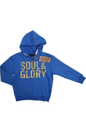 Basics from Amsterdam Soul & Glory Modrá chlapecká mikina