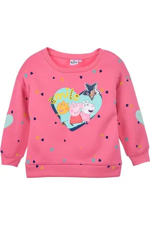 Peppa Pig Růžová dívčí mikina s potiskem