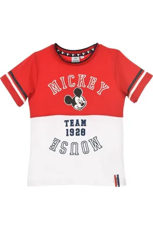 Mickey Mouse Chlapecké červeno-bílé tričko