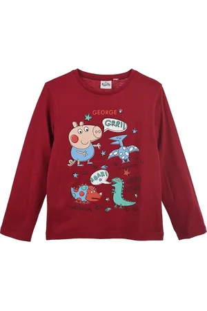 Peppa Pig George vínové chlapecké tričko
