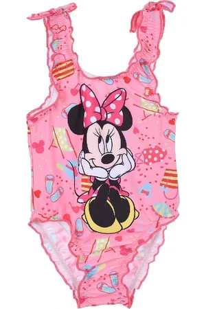 Minnie Růžové jednodílné plavky Disney Baby