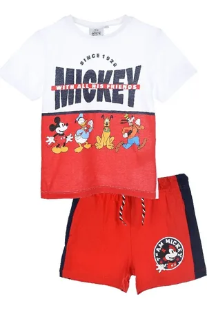 Mickey Mouse červený chlapecký set