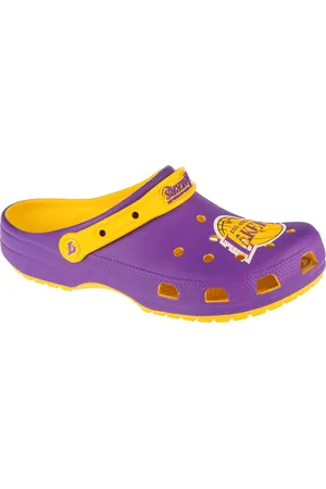 Crocs Fialové pánské nazouváky Classic NBA LA Lakers Clog 208650-75Y