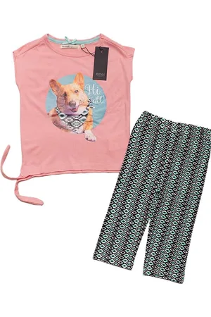 Emoi Dívčí růžový set triko+legíny