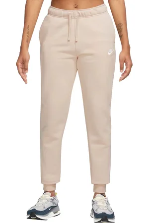 Nike Béžové dámské tepláky W NSW Club Fleece Pant DQ5191-126