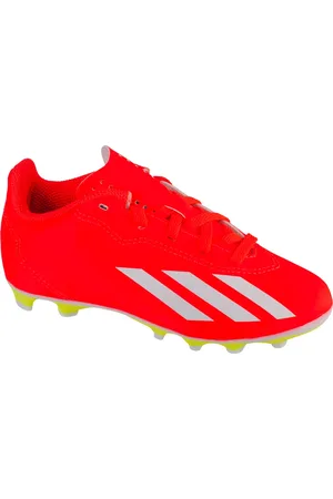 adidas Červené chlapecké kopačky X Crazyfast Club FXG IF0720