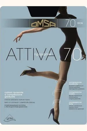 Omsa Kompresní silonky Attiva 70 den 2-5