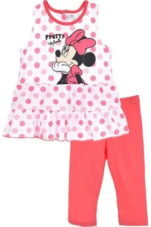 Minnie Disney dívčí růžový set halenka+legíny
