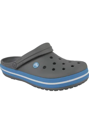 Crocs Šedo-modré nazouváky Crockband 11016-07W