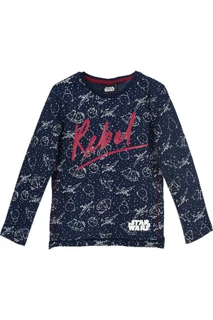STAR WARS Tmavě modré chlapecké tričko s potiskem