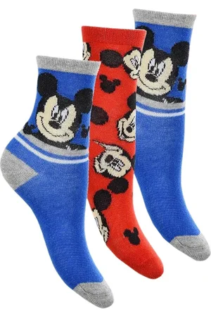 Mickey Mouse Chlapecký set ponožek - -červená