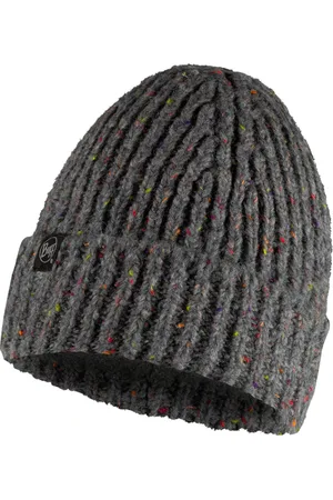 Buff Šedá teplá čepice Kim Knitted Fleece Hat Beanie 1296989371000