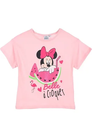 Minnie Světle růžové dívčí tričko