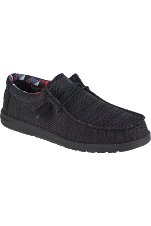 Hey dude Černé pánské polobotky Wally Sox 40019-0XD
