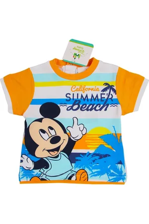 Mickey Mouse Chlapecké barevné tričko summer beach