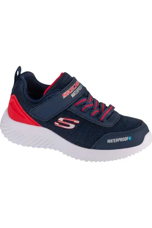 Skechers Tmavě modré chlapecké tenisky Bounder-Dripper Drop 403739L-NVRD