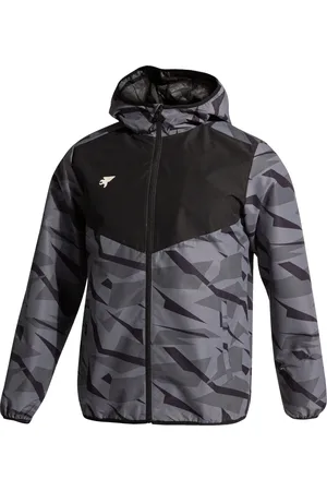 Joma Šedá vzorovaná sportovní bunda Explorer Rain Jacket 103017-171