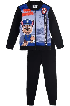 Paw Patrol Tlapková patrola - Černá chlapecká tepláková souprava