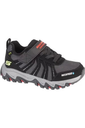 Skechers Chlapecká šedá trekingová obuv Rugged Ranger - Hydro Explorer 406411L-BKRD