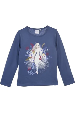 Frozen Tmavě modré dívčí tričko Disney